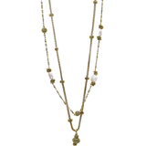 MIXTE GOLD PLATED LAYERED NECKLACE