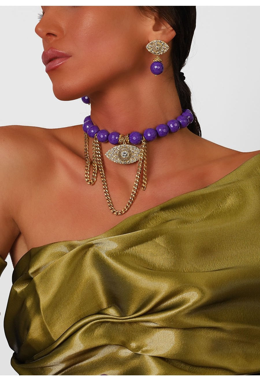 MYSTERE EVIL EYE NECKLACE