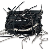 NATHAIR LEATHER CHOKER NECKLACE