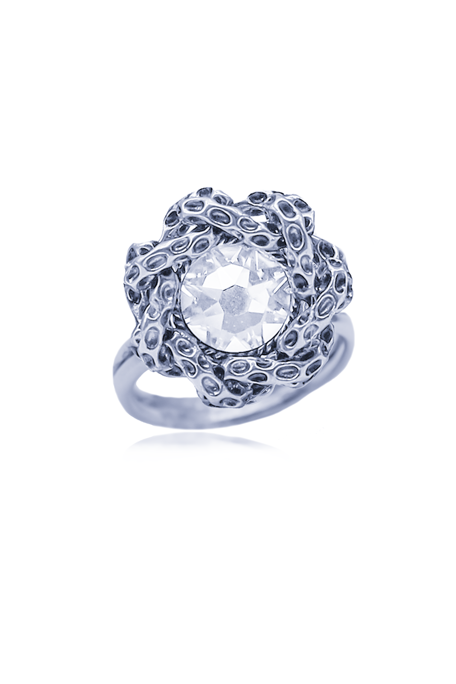 NOCTAVIA CRYSTAL STATEMENT RING
