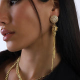ORIALIS CRYSTAL DANGLE EARRINGS