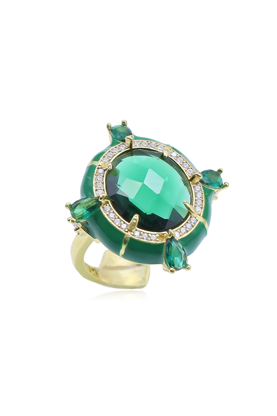 GRAZIA CRYSTAL STATEMENT RING