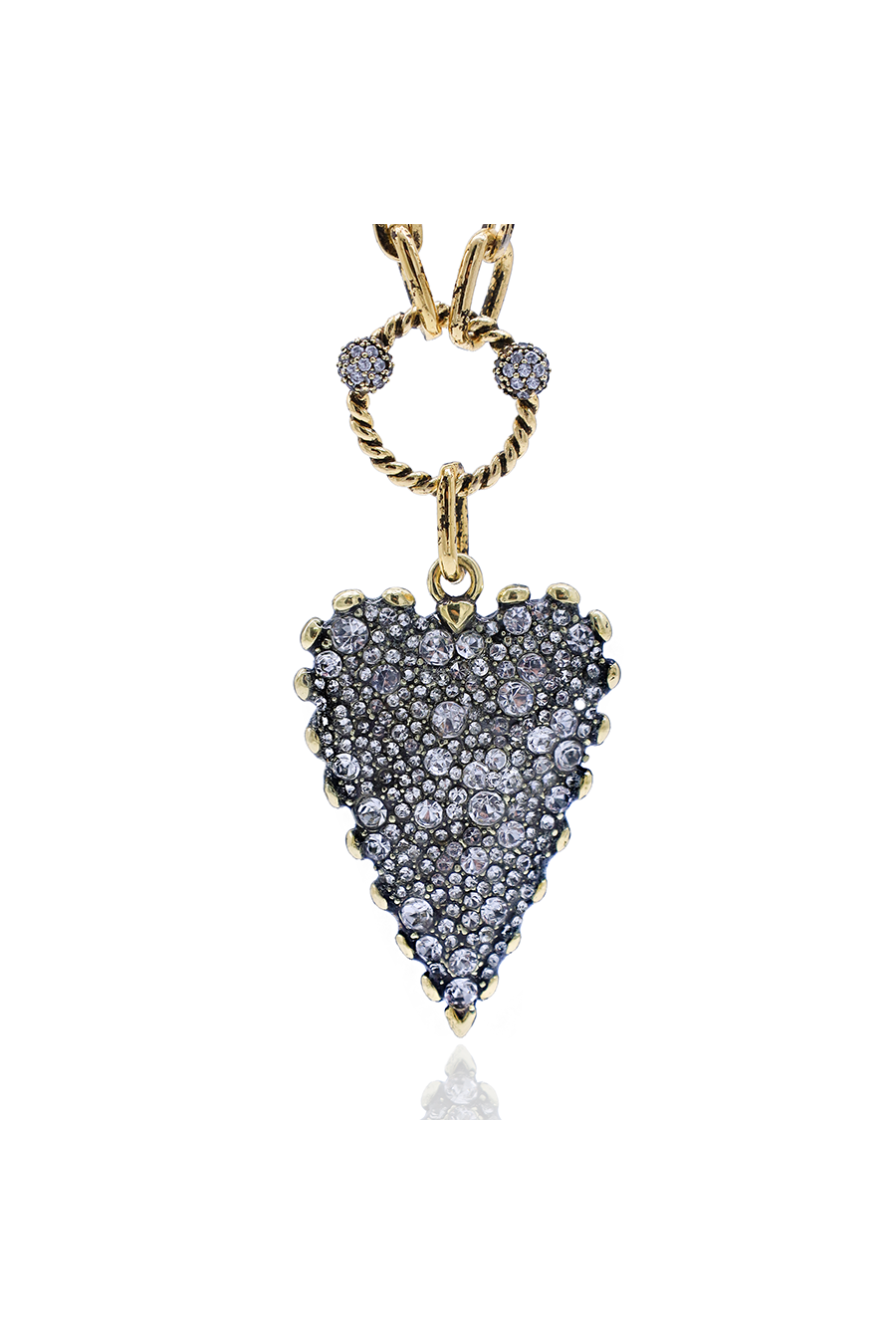 PASSIONE CRYSTAL HEART NECKLACE
