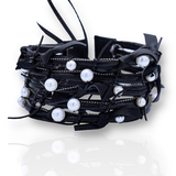 PELLIS LEATHER CHOKER NECKLACE