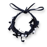 PELLIS LEATHER CHOKER NECKLACE