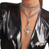 PHOENIX SILVER PENDANT NECKLACE