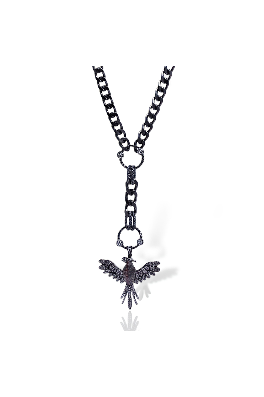 PHOENIX DARK CHAIN NECKLACE