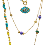 RAQSY GEMSTONE NECKLACE