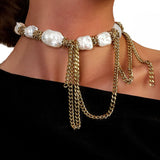 RESPLANDOR BAROQUE PEARL NECKLACE