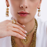 RHEM PEARL DANGLE EARRINGS