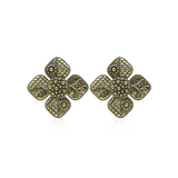 RINCON DEL CIELO CLOVER STUD EARRINGS
