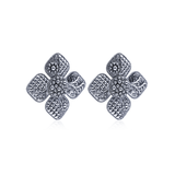 RINCON DEL CIELO CLOVER STUD EARRINGS