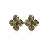 RINCON DEL CIELO CLOVER STUD EARRINGS