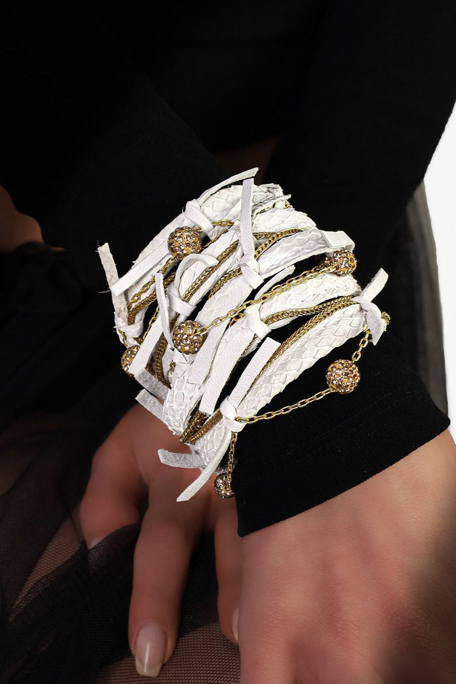 ROGUE COIL SNAKE LEATHER BRACELET