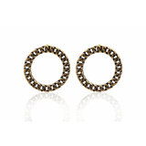 RONDA GOLD HOOP EARRINGS