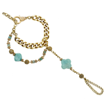 MIRAKEL GOLD HAND CHAIN BRACELET