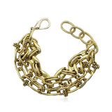 SAVIENOT GOLD PLATED CHAIN BRACELET