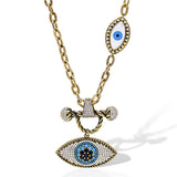 EYE GOLD PLATED NECKLACE