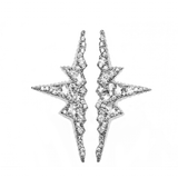 SIAURE CRYSTAL STUD EARRINGS