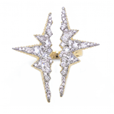 SIAURE CRYSTAL STATEMENT RING