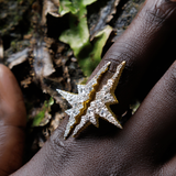 SIAURE CRYSTAL STATEMENT RING