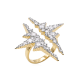 SIAURE CRYSTAL STATEMENT RING