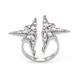 SIAURE CRYSTAL STATEMENT RING