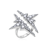 SIAURE CRYSTAL STATEMENT RING