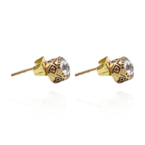 SOLITAIRE STUD EARRINGS