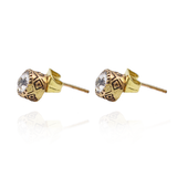 SOLITAIRE STUD EARRINGS