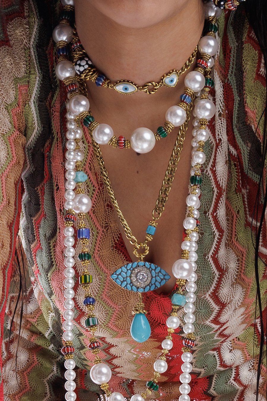 TALEAS TURQUOISE CHARM NECKLACE