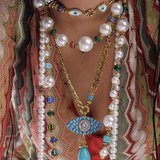 TALEAS TURQUOISE CHARM NECKLACE