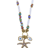 THALORIA GEMSTONE CHARM NECKLACE