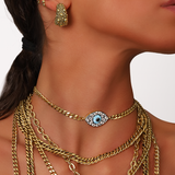 TITANIS CHUNKY HOOP EARRINGS