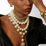 VELORIA CHUNKY PEARL NECKLACE