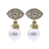 VEYRA PEARL DANGLE EARRINGS