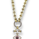 VIOLA EVIL EYE NECKLACE