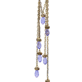 VIOLET DANGLE EARRINGS