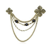 CELESTIA GOLD PLATED BROOCH