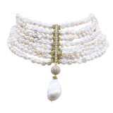 MYTHRA PEARL CHOKER NECKLACE