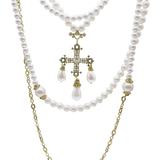 MYXORA MULTI STRAND PEARL NECKLACE