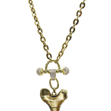 OPIA GOLD PLATED PENDANT NECKLACE