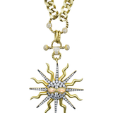 MASCHERA GOLD PENDANT NECKLACE