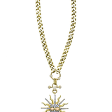MASCHERA GOLD PENDANT NECKLACE