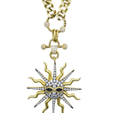 MASCHERA GOLD PENDANT NECKLACE