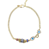 ALESSIA EVIL EYE CHARM NECKLACE