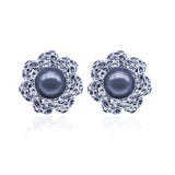 OPHIDIA BLACK PEARL EARRINGS